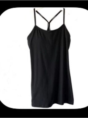 lululemon athletica Black Double-Strap Tank Top